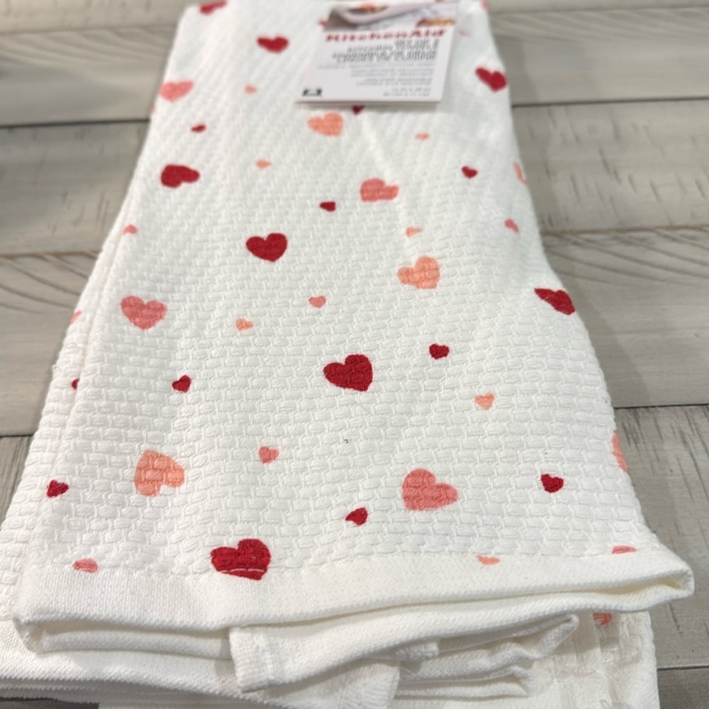 Kitchen Aid set of two Valentine’s Day towels